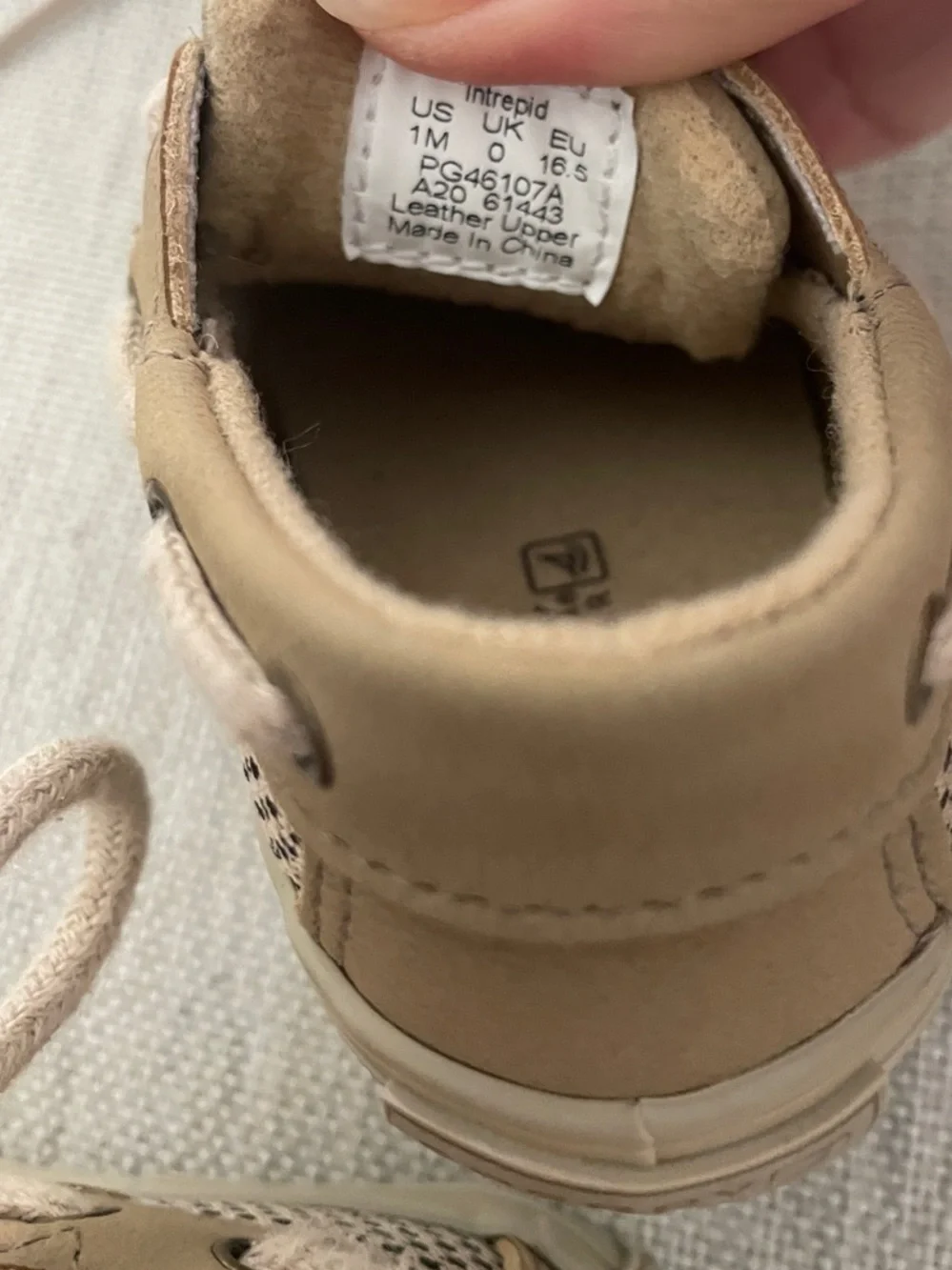 Sperry Infant Boat Shoes in Tan